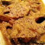 Hilsa in mustard sauce