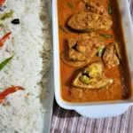 Bhorta and rice
