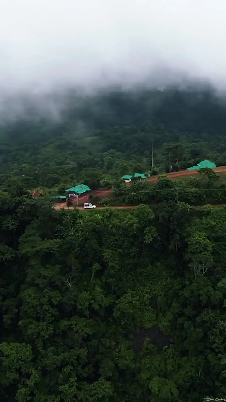 Clouds over the hills of Bangladesh