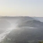 Sunrise over Bandarban hills